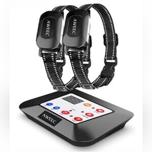 Aweec Wireless Dog Fence And Electric Training Collar For 2 Dogs